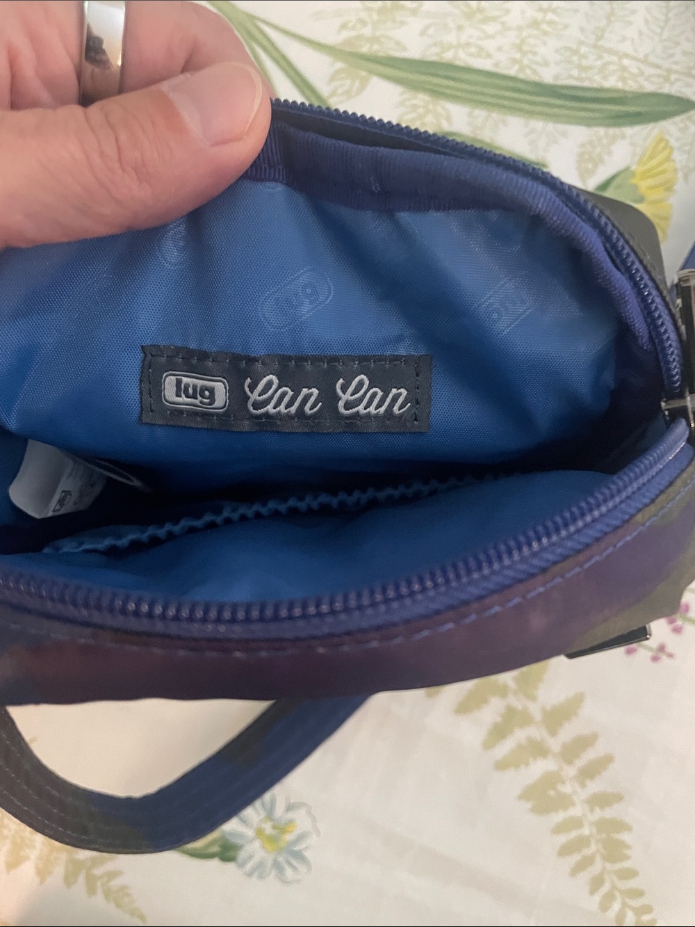 Lug Crossbody Utility Bag - Blue Camouflage - Picture 9 of 11